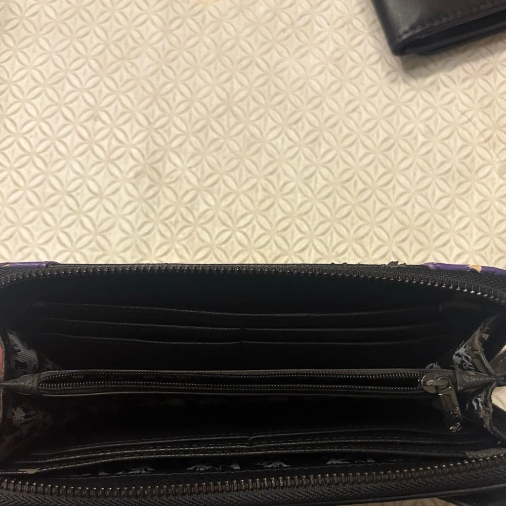 Sleeping Beauty‎ Maleficent Face Zip-Around Wallet: Loungefly Disney
